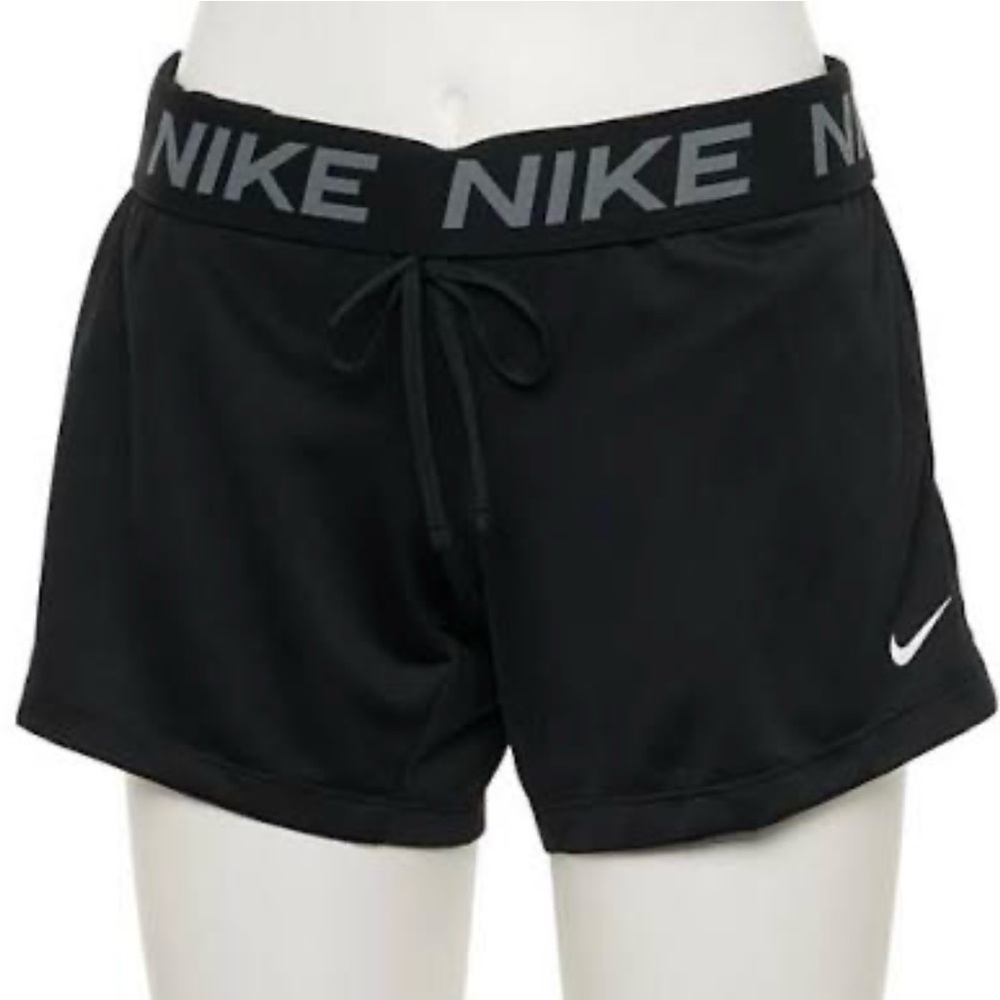 Nike Women's Attack Dri-FIT Fitness Mid-Rise 5" Unlined Shorts Black Size Large